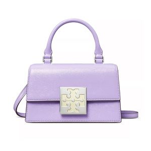 NEW Tory Burch Bon Bon Spazzolato Leather Mini Handbag